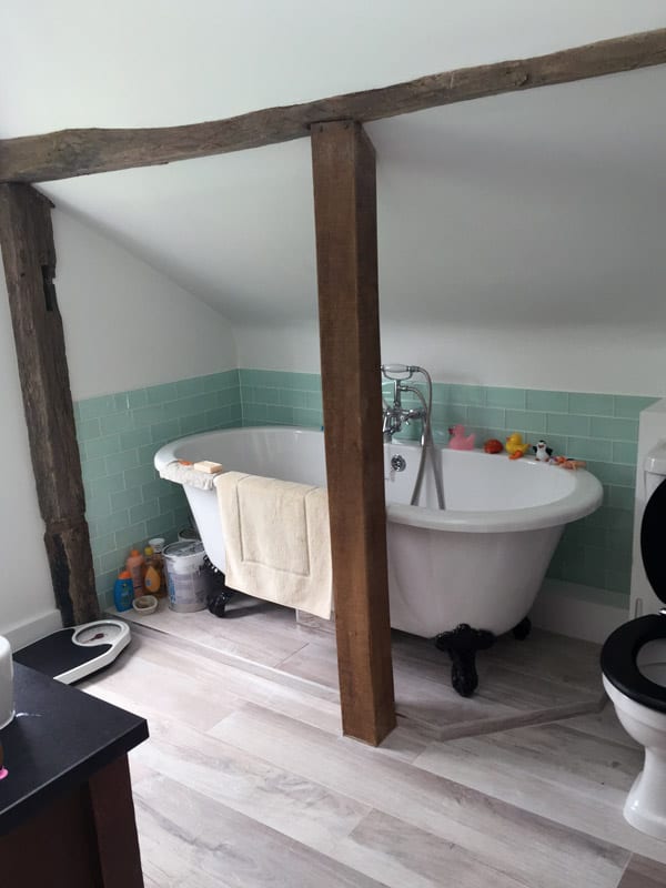 loft room extension for bathroom