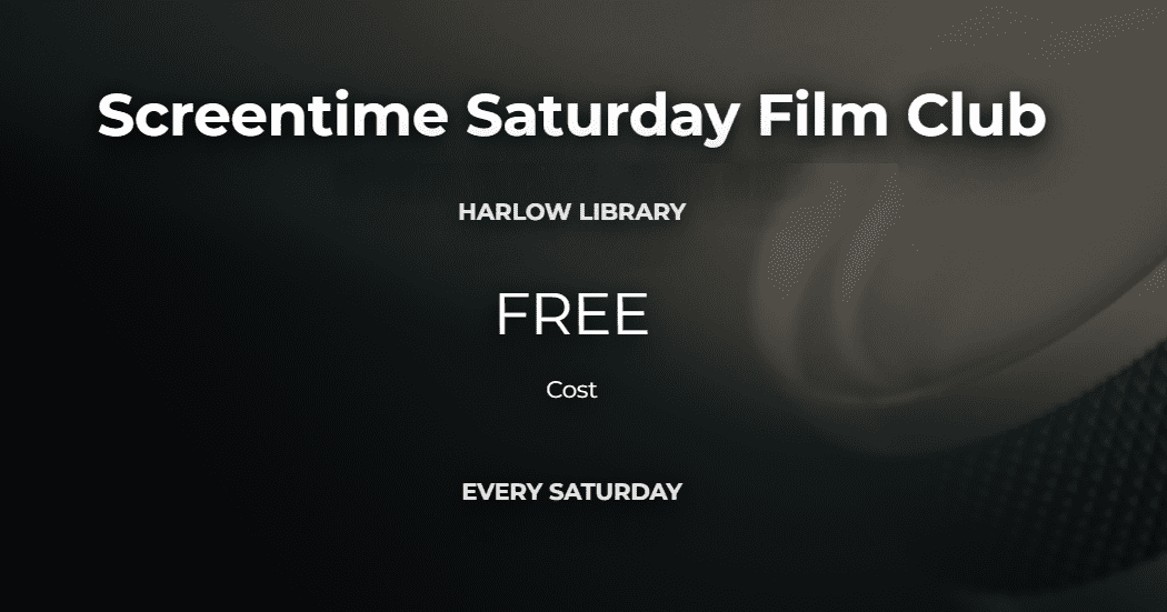 Screentime: Free Saturday Film Club