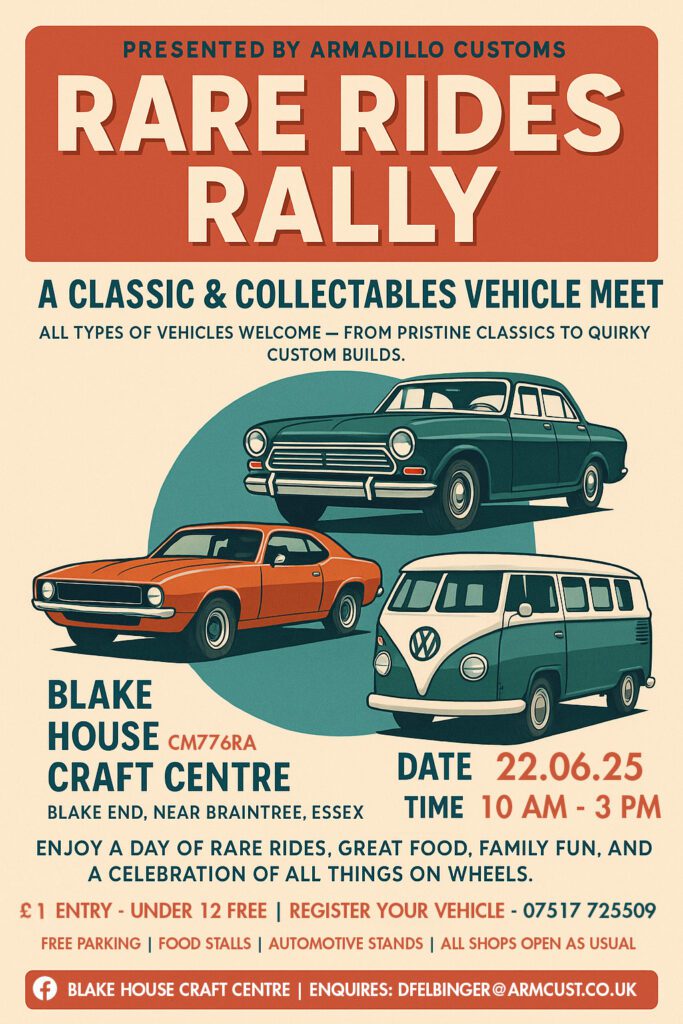 The Rare Rides Rally event - a classic and collectables vehicle meet