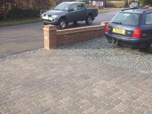 Ben School driveway paving