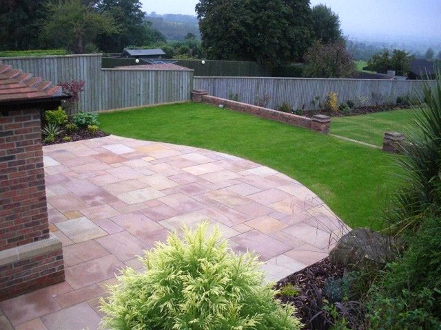 Golden Buff patio stone