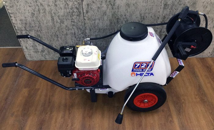 Petrol bowser pressure washer for hire