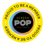 screen pop members badge