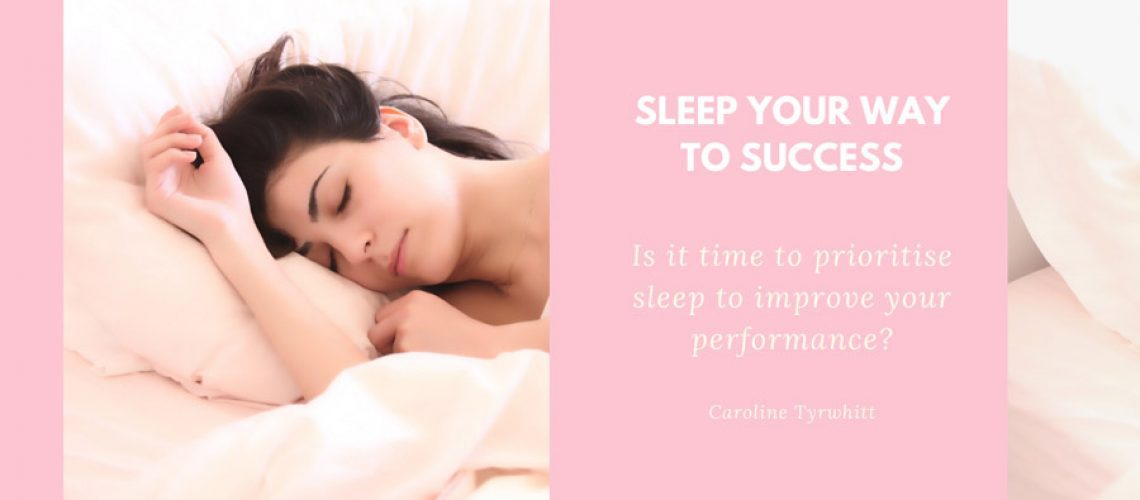 Sleep your way to success Banner