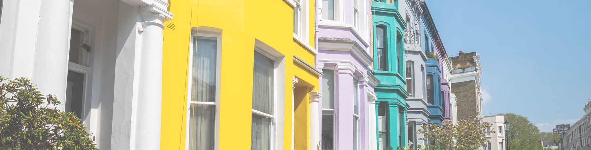 Image of row of houses in Notting Hill for Property tenure: I’m loving freehold instead blog