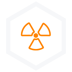 Bio hazardous waste icon